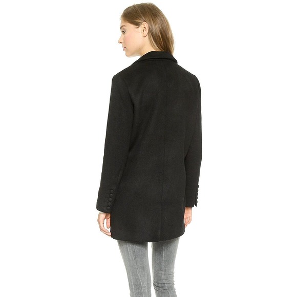 Joe's Jeans Soft Wool Blend One Button Sweater Coat Black M/L $289 Nwt - Picture 3 of 8
